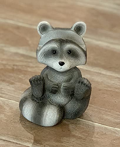 Cute Raccoon Whimsical Eyeglasses Holder Stand - Fun Glasses Keeper