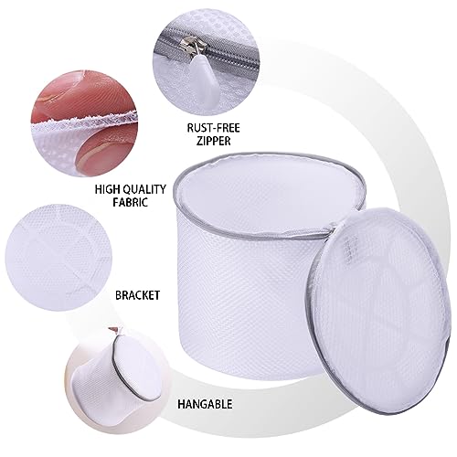 Bra Washing Bag for Laundry, Lingerie Bags for Washing Bras, 8" | Bra Bag for Washing Machine, for Underwear, Keep Shape, Privacy, Prevent Tangling, Protect Underwire, 3Pack, Large