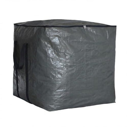 Extra Large Cube Moving Bags (Black, 25"x25"x25") | Heavy Duty, Water-Resistant, Foldable, For Clothes, Bedding, Blankets & Pillows, Reusable Alternative to Moving Boxes