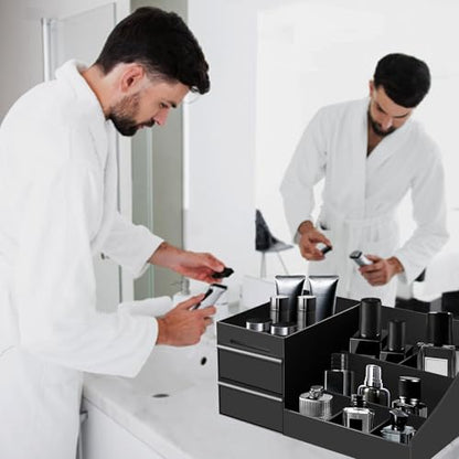 Cologne Organizer for Men,Mens Organizer,Cologne Stand,Perfume Organizer,Dresser Organizer,Organizador de Perfumes,Bathroom Organizers,Mens Bedroom Essentials, Anniversary Gifts for Men
