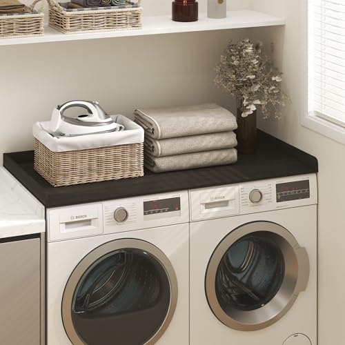 RAVEL Washer Dryer Countertop Organizer, Shelf Was... (Espresso | Engineered Wood)