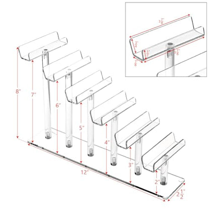 6 Tier Premium Acrylic Eyeglass Holder Stand, Sung... (6 Frame Stand | Acrylic)
