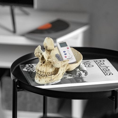 Skull Glasses Stand Holder, Creative Eyeglasses Ho... (White | Resin)