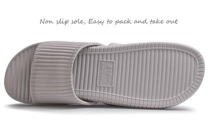 Happy Lily Shower Shoes, Women & Men’s Shower Slippers, Slides Sandals Pool Slides House Slippers Non-Slip Indoor Bathroom Shoes Beach Sandals