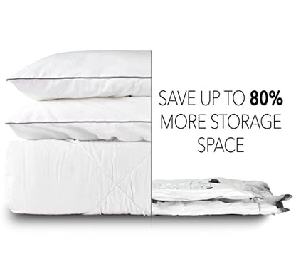 SpaceAid Jumbo Vacuum Storage Bags, Space Saver Sealer Compression Bags for Comforters, Blankets, Pillows, Bedding, Clothes (XX-Large 3 Pack)