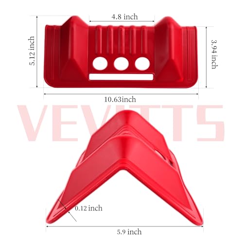 Vevitts 20 Pack Corner Edge Protectors for Cargo Loads, Heavy Duty Tiedown Corner Protector Flatbed Edge Corner Protector Holder Edge Protectors for Pallets,Trailer,Truck