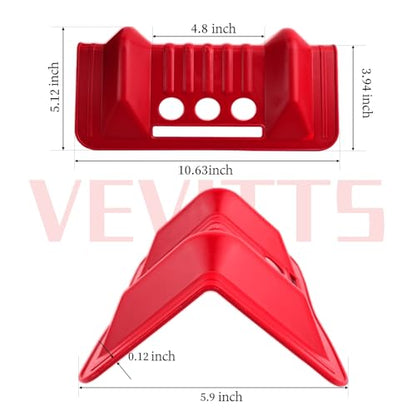 Vevitts 20 Pack Corner Edge Protectors for Cargo Loads, Heavy Duty Tiedown Corner Protector Flatbed Edge Corner Protector Holder Edge Protectors for Pallets,Trailer,Truck