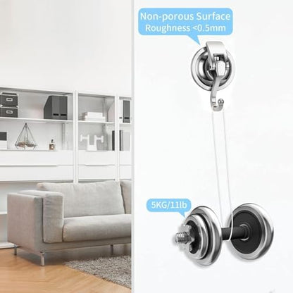 TESOT Suction Cup Shower Shelf, Shower Caddy Soap Dish with Hooks for Sponge, Rust Proof 304 Stainless Steel, Silver