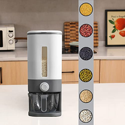 Sooyee 22 Lbs Rice Dispenser with Measuring Cup