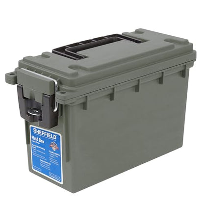 12626 Ammo Storage Box, Stackable .30 Cal Field Bo... (Green | Plastic)