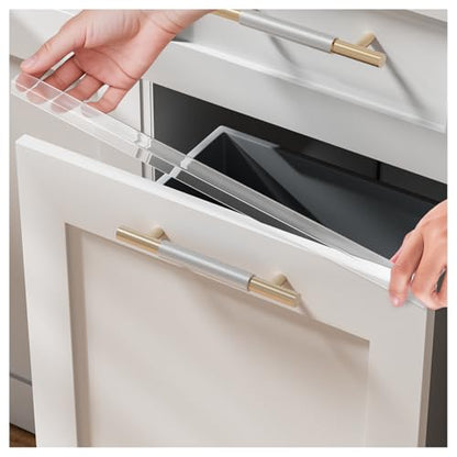 12 Pack Cabinet Protectors for Kitchen Cabinets, 1... (Clear)