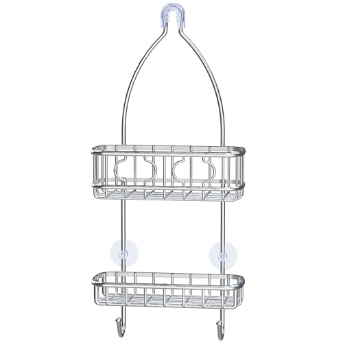 Simple Houseware Stainless Steel Hanging Shower Head Caddy Organizer | (24 x 10.2 x 4.25 inches)