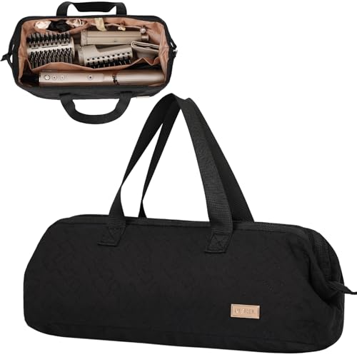 Hair Tools Travel Bag Dryer Curling Iron Attachmen... (Black | Polyester)