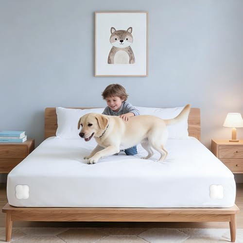 Sheet Holders 4 Pack,Bed Sheet Grippers One-Size-Fits-Most, Bed Sheet Holders for Corners Easy Installation Keeps Fitted Sheet Tight All Night(White)
