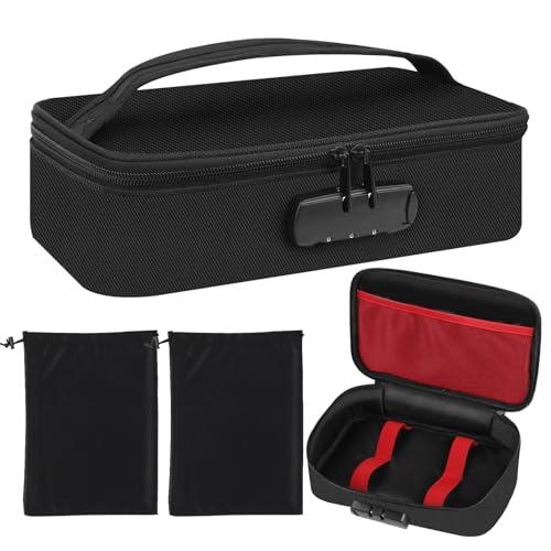 Discreet Lockable Storage Toy Bag Box Organizer Container (Small) | Private storage with combination lock, protective padding and travel-friendly design.