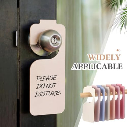Patelai 14 Pcs Blank Wooden Clothing Rack Divider with Marker Pen Closet Blank Organizers Hanger Separators Hanging Closet Divider for Home Nursery Clothes(Macaron Color,Tab Top)