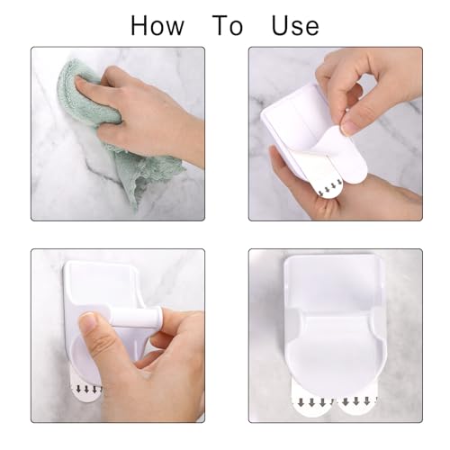 TOPZEA 10 Pack Spray Bottle Holder Hangers Wall Mount, Adhesive Spray Bottle Hooks Easy Install Wall Hanging Cleaning Bottles Organizer Storage Racks for Cabinet, Kitchen, Bathroom, Under Sink