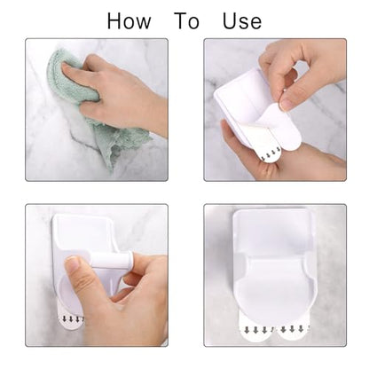 TOPZEA 10 Pack Spray Bottle Holder Hangers Wall Mount, Adhesive Spray Bottle Hooks Easy Install Wall Hanging Cleaning Bottles Organizer Storage Racks for Cabinet, Kitchen, Bathroom, Under Sink