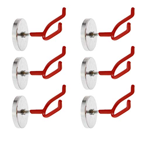 TCP Global Brand Magnetic Paint Spray Gun Holder Stand for Gravity Feed Cup HVLP, Spray Booth, Body Shop Wall (Pack of 6)