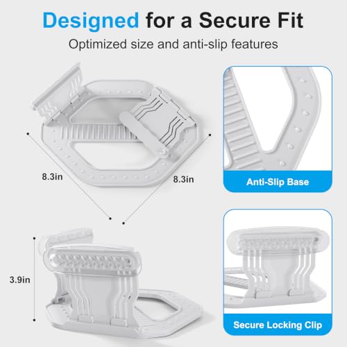 Bed Sheet Holders for Corners, 4 Pack Sheet Fasteners | Fitted Sheet Holder Keeps Sheets Tight & Wrinkle-Free, Zigzag Lock, No-Lift Install, Fabric-Safe, Fits King Queen Full Twin