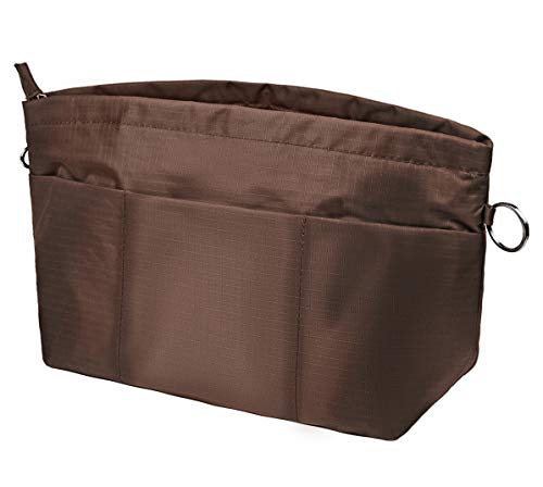 Vercord Handbag Purse Tote Pocketbook Organizer Insert Zipper Closure 11 Pockets 3 Sizes Many Colors