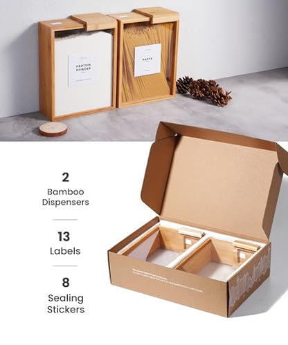 Food Dispenser 2L | Kitchen Organizers and Storage | Food Containers & Cereal Dispenser for Pantry Organization And Storage Container | Cereal, Rice, Flour, Snack