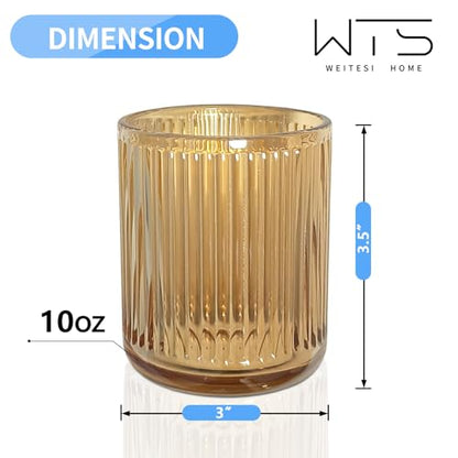 Glass Bathroom Tumbler Cup Toothbrush Holder Unbreakable Organizer Tumbler Cups for Bathroom Vanity,10oz