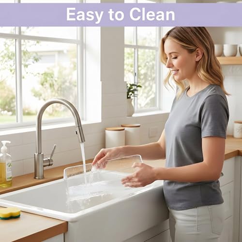 4Pack Clear Magnetic Baby Bottle Organizer for Ref... (4 Count | Clear | Clear)