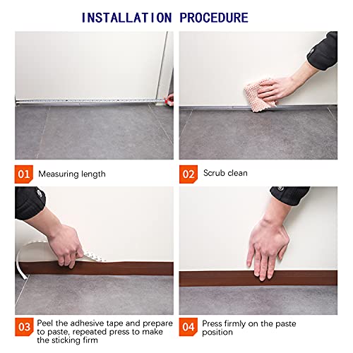 TAROSE Weather Stripping Door Seal, 33 Feet Long Transparent (Width 25mm) | Shower Door Seal Strip, Adhesive Silicone Tape, Door Draft Stopper, Blocks Drafts and Noise, for Doors & Windows