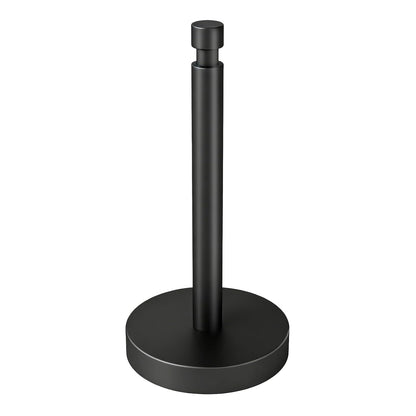 3.9lbs Heavy Duty Paper Towel Holder, Weighted Base, Modern Standing Countertop Stainles Steel Dispenser for Kitchen (Matte Black) | Stainles Steel,Modern Standing Countertop Dispenser for Kitchen,Easy One-Handed Tear