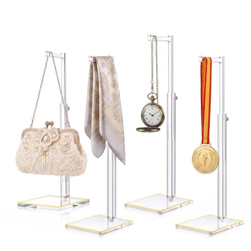 4Pcs Acrylic Purse Display Stands, 14"-24" Adjusta... (clear | Acrylic)