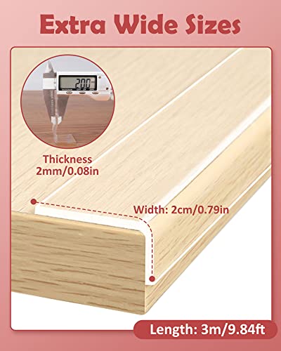 Corner Protector Baby Proofing Clear Edge Protector Furniture 9.84ft | Soft Corner Protectors,Clear Edge Protector Strip For Baby Proofing Furniture Cabinets And Tables