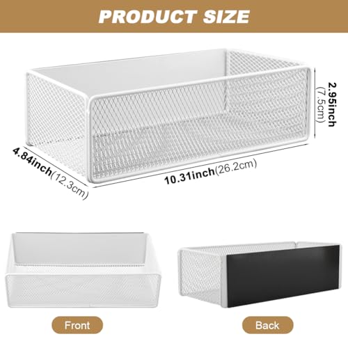 Magnetic Shelf for Washing Machine, Washer Dryer Shelf, Magnetic Lint Bin for Laundry Room, 10.2 * 4.8 * 2.95 inch, 11lb Capacity basket for Washer/Dryer, Fridge & Small Spaces
