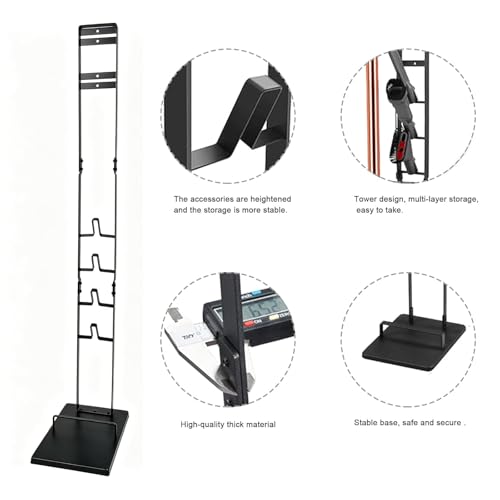 EZ SPARES Vacuum Stand fDocking Storage Station,cpmpatible with Dyson V6 V7 V8 V10 V15 V11 DC30 DC31 DC34 DC35 DC58 DC59 DC62 Cordless Stick Vacuum Cleaners,Stable Metal Storage Bracket Holder(Black)