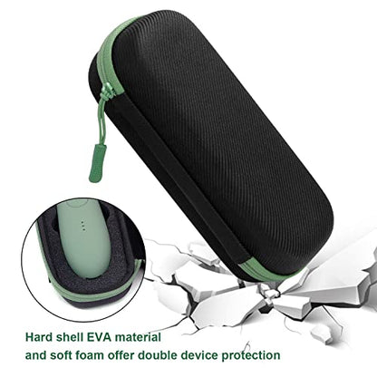 Case for Meridian Trimmer, Hard Carrying Case for MANSPOT Groin Hair Trimmer Without Recharge Dock, Meridian Shaver Storage Travel Bag MANSPOT Trimmer Holder with Shockproof Detachable Insert Foam