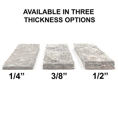 Mohawk Home Non Slip Rug Pad 2' x 16'- 1/4" Thick Felt + Latex Rubber Gripper - Dual Surface Cushion for Hardwood, Carpet, Tile Floors, Made in USA