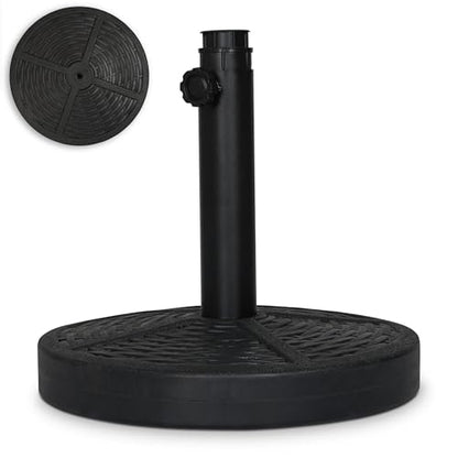 Backyard Expressions 26.5 Lb Umbrella Stand, Patio Umbrella Base, 15 in Diameter