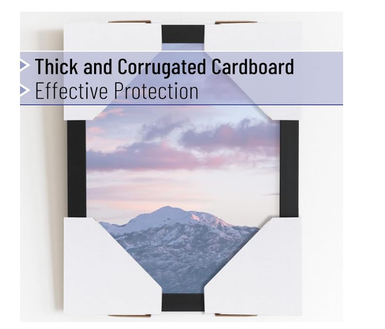 Mr. Pen- Adjustable Cardboard Corner Protectors, Fits 1", 1.5", 2.1" Frames | 120 Pack, Bulk Edge Protectors for Shipping, Paintings, Picture Frame, Packing Item Edge Protection