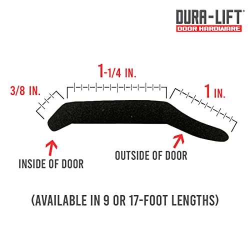 Garage Door Foam Bottom Weather Seal for 16' Wide Doors