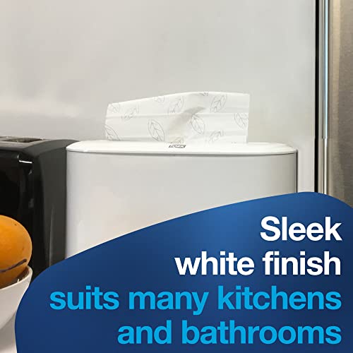 Tork Xpress Paper Towel Dispenser, White, H2/H23 Multifold Compatible, Compact design for Home & Commercial use (302020)