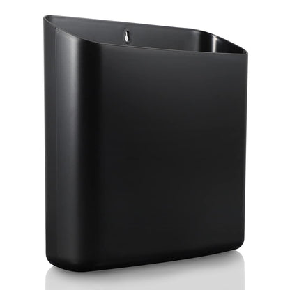 Picowe Magnetic Laundry Storage, Large Lint Holder Bin for Laundry Room, Space-Saving Trash Container Hanging on Dryer, Washer or Wall Mount Trash Bin (Black)