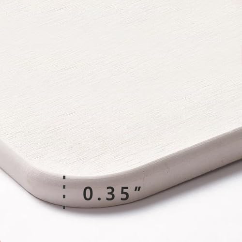 Creative Cat & Moon Patterns Diatomite Stone Bath Mat Shower Mat Quick-Dry, Non-Slip, Easy to Clean for Bathroom Floor