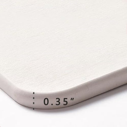 Creative Cat & Moon Patterns Diatomite Stone Bath Mat Shower Mat Quick-Dry, Non-Slip, Easy to Clean for Bathroom Floor