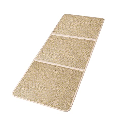 Japanese Tatami Mat Foldable Floor Mats Non-Slip Futon Mattress Sleeping Mat Summer Yoga Mat Indoor Outdoor Runner Rug Area Rug for Bedroom Living Room,Grey