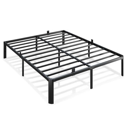 Metal Bed Frame King Size, 14 Inch Heavy Duty Platform Bedframe, Noise Free