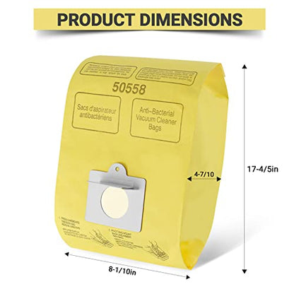 Vacuum Cleaner Bags Fit for Kenmore Canister Type C/Q 50555 50557 50558 and Type C-5, 10PCs By Improvedhand