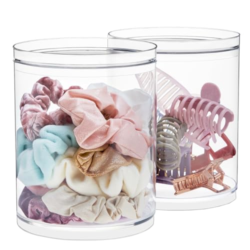 Bella Tall Scrunchie Holder (Transparent | Plastic)
