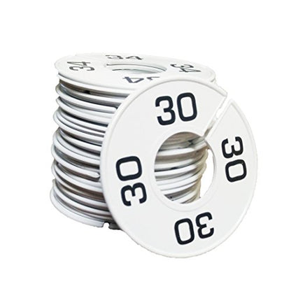Round Rack Dividers Men's Sizes 30 to 50 | Store Organizer