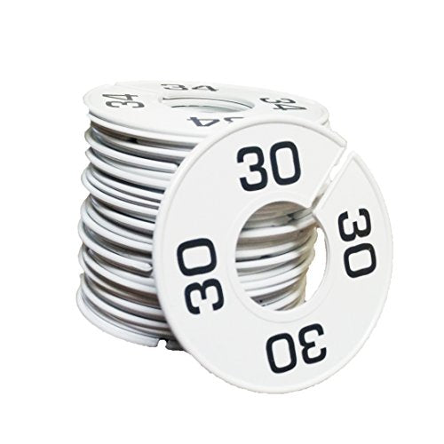 Round Rack Dividers Men's Sizes 30 to 50