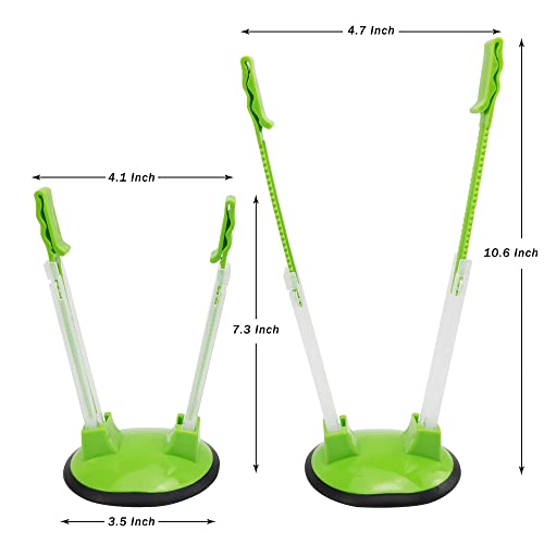 Ziplock Bag Holder Stand Adjustable For Plastic Freezer Bags/Hands Free Baggy Rack Gallon Bag Holder Stand,6 Pack/6pcs
